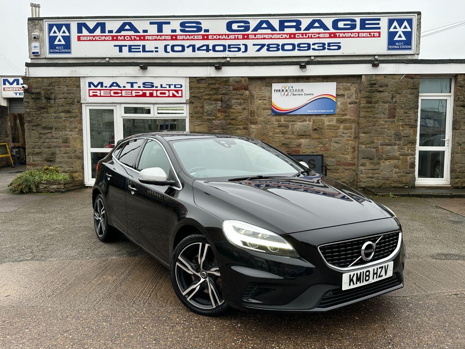 Used VOLVO V40 2018 Black in Goole, East Yorkshire Mats Garage
