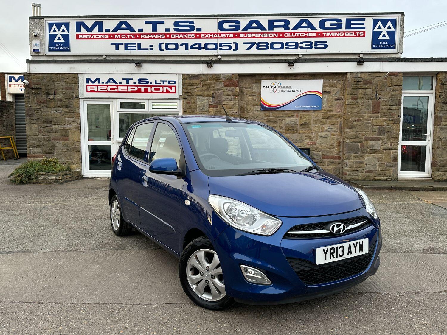 Used HYUNDAI I10 2013 Blue in Goole, East Yorkshire Mats Garage