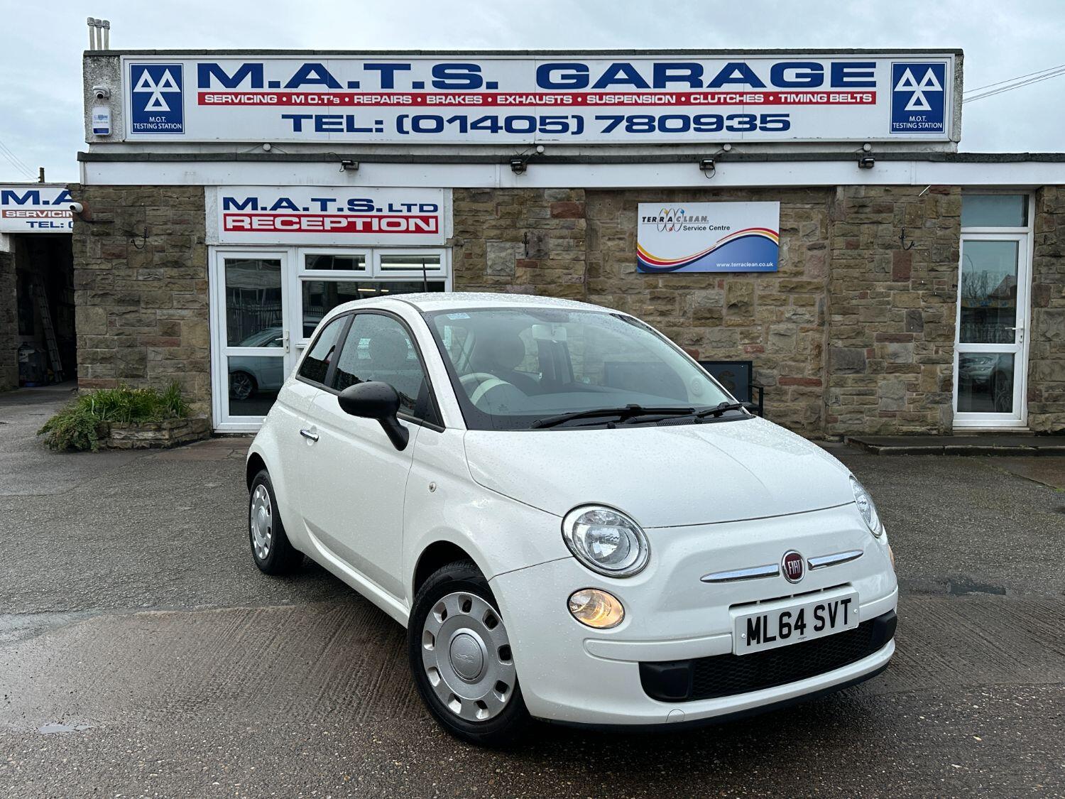 Used FIAT 500 2014 White in Goole, East Yorkshire Mats Garage