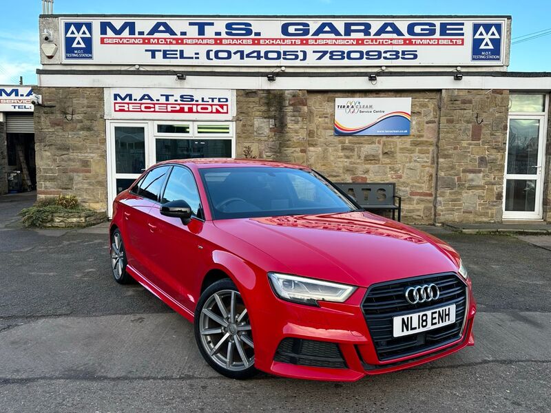 Used AUDI A3 2018 Red in Goole, East Yorkshire Mats Garage