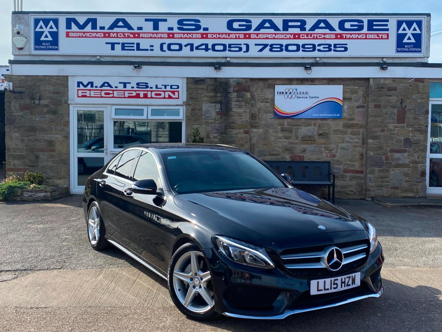 Used MERCEDESBENZ C CLASS 2015 Black in Goole, East Yorkshire Mats Garage