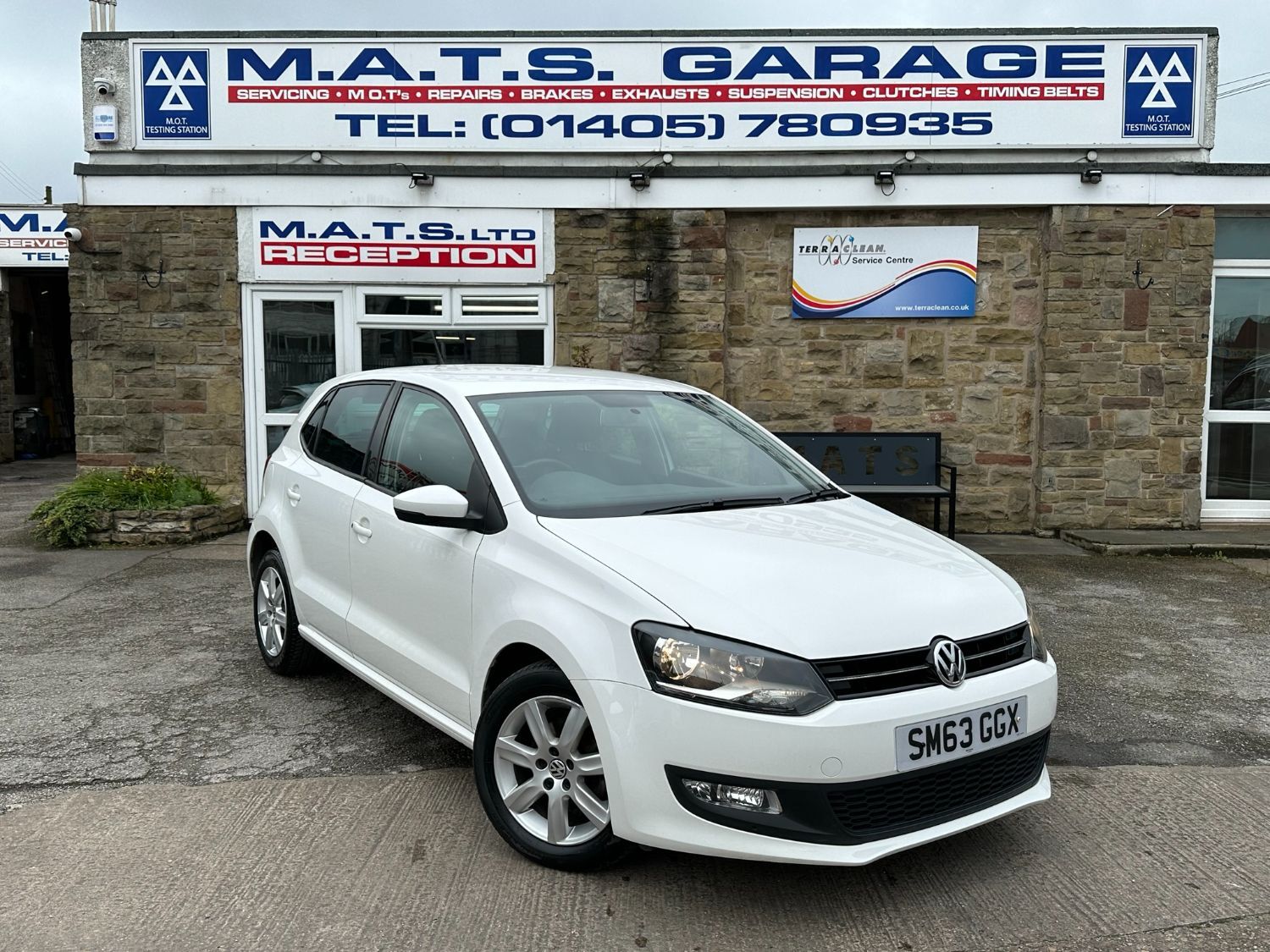 Used VOLKSWAGEN POLO 2014 White in Goole East Yorkshire Mats Garage